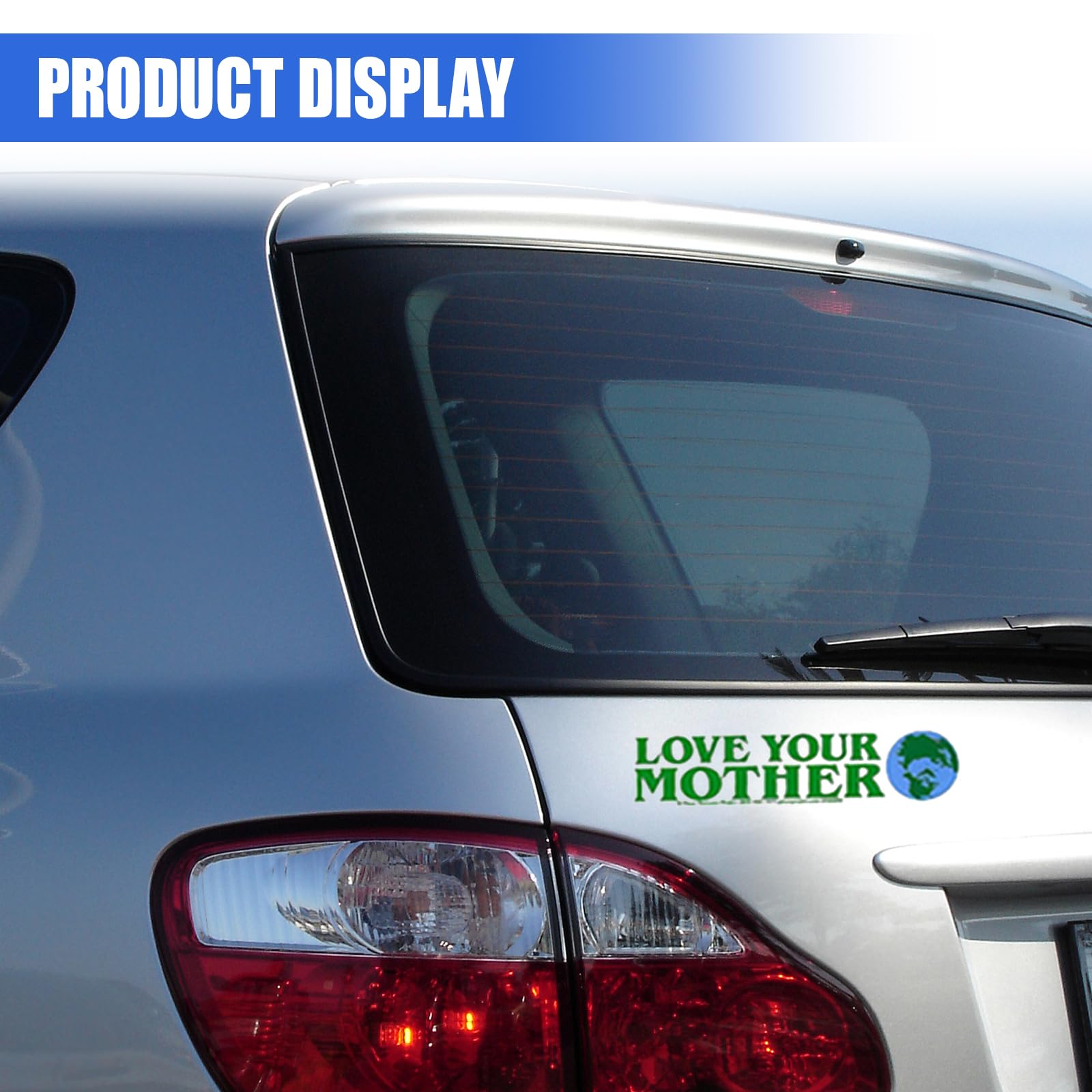 Climate Change Car Decal Vinyl Car Bumper Sticker Love Your Mother Earth Sticker Waterproof Auto Exterior Decoration Accessory — view 4