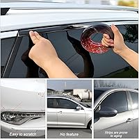 Vista 4 de Tiras cromadas para interior de automóvil, tiras cromadas de 16.5 pies para automóviles, tira de borde cromado de cuerpo lateral, moldura cromada