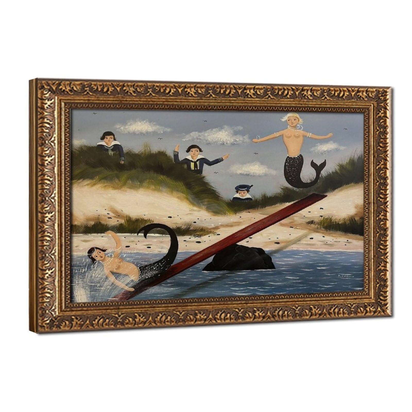 Impression sur toile Oceanside de Ralph Eugene Cahoon décoration murale haut de gamme - 8