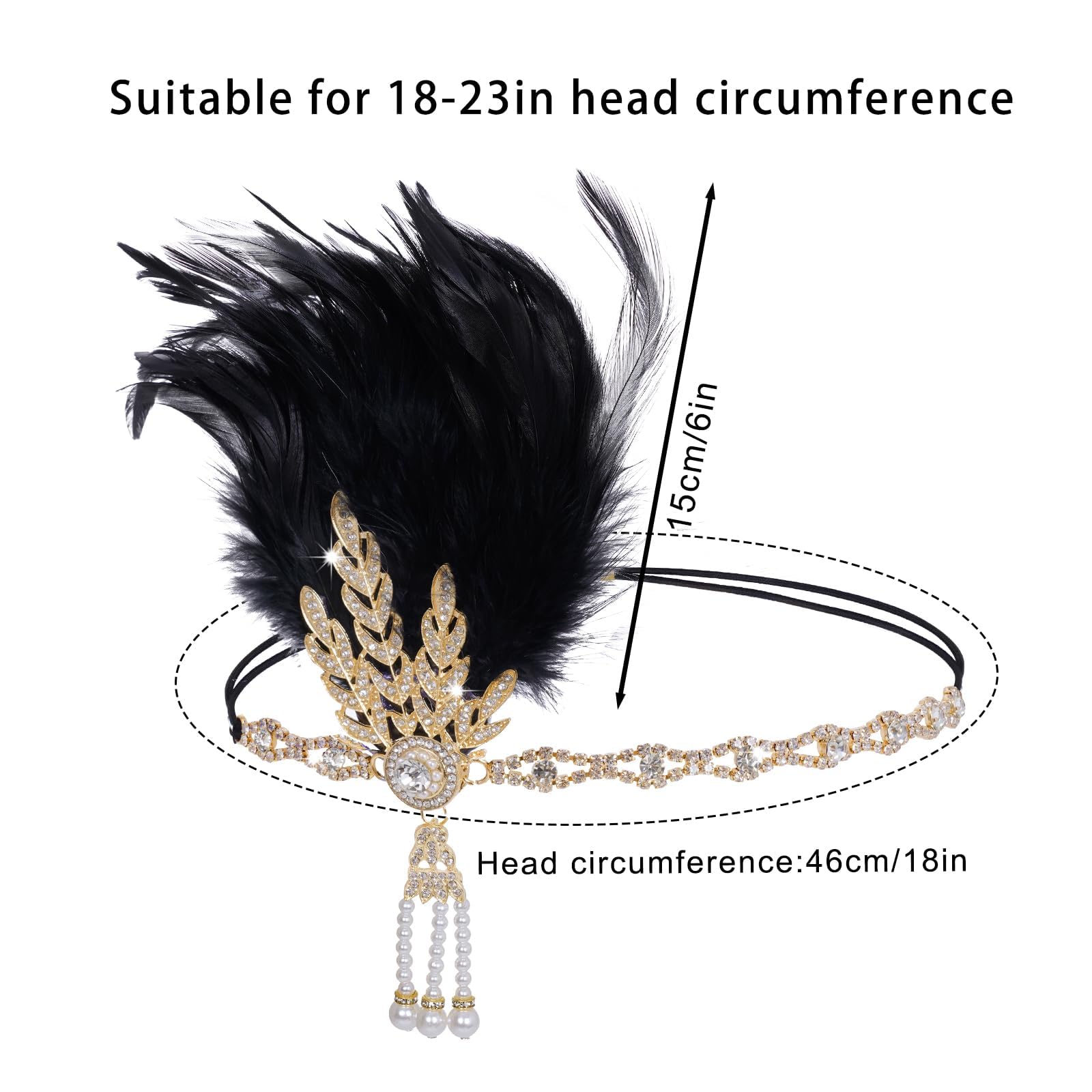 Vintage Flapper Headband Daisy Buchanan Costume Great Gatsby Leaf Tiara Headpiece 1920's Fancy Hair Accessory
