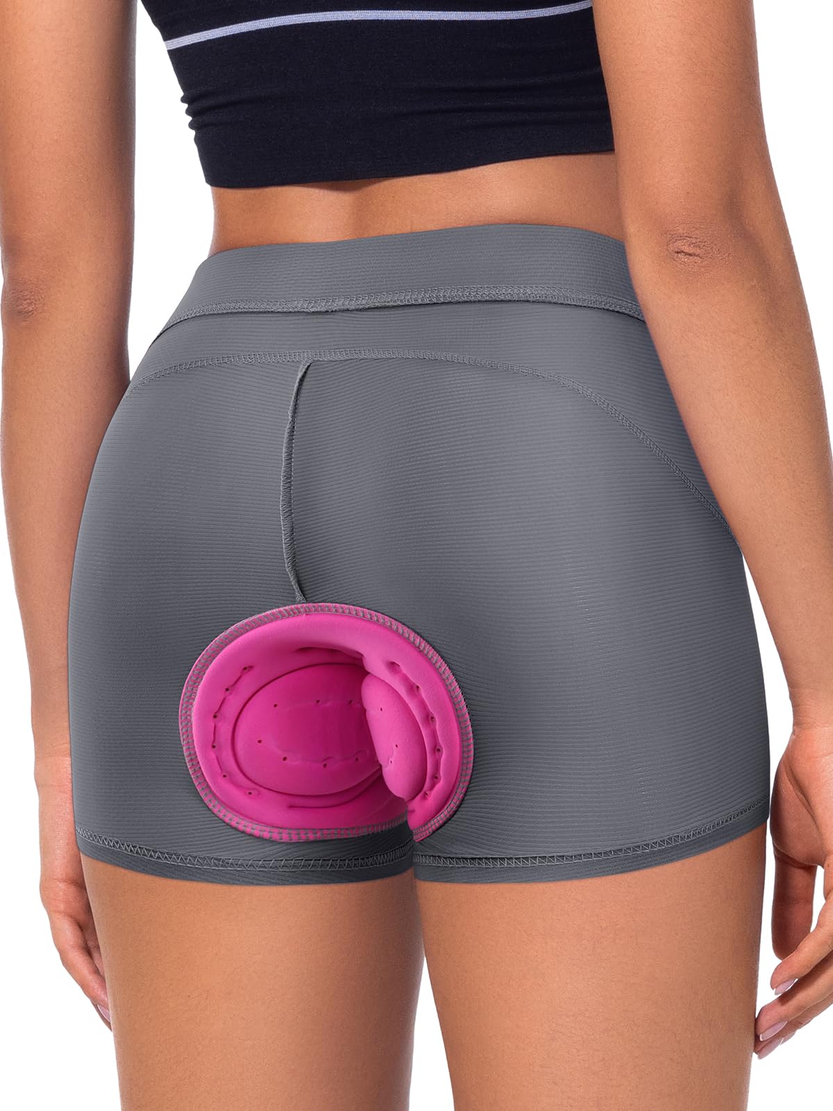 BERGRISAR Pantaloncini da ciclismo imbottiti da donna in gel 5D per bicicletta biancheria intima traspirante pantaloncini da ciclismo