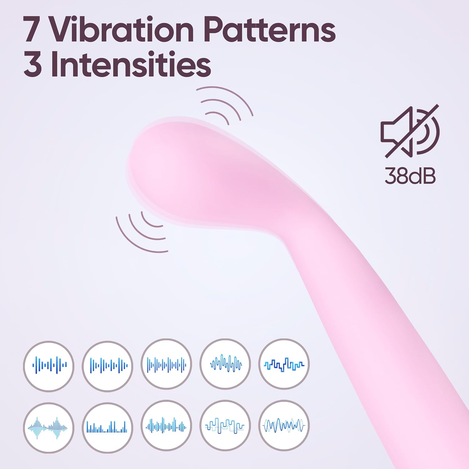 SELOVE – Slim G-Spot Vibrator with Flexible Finger-Shaped Neck