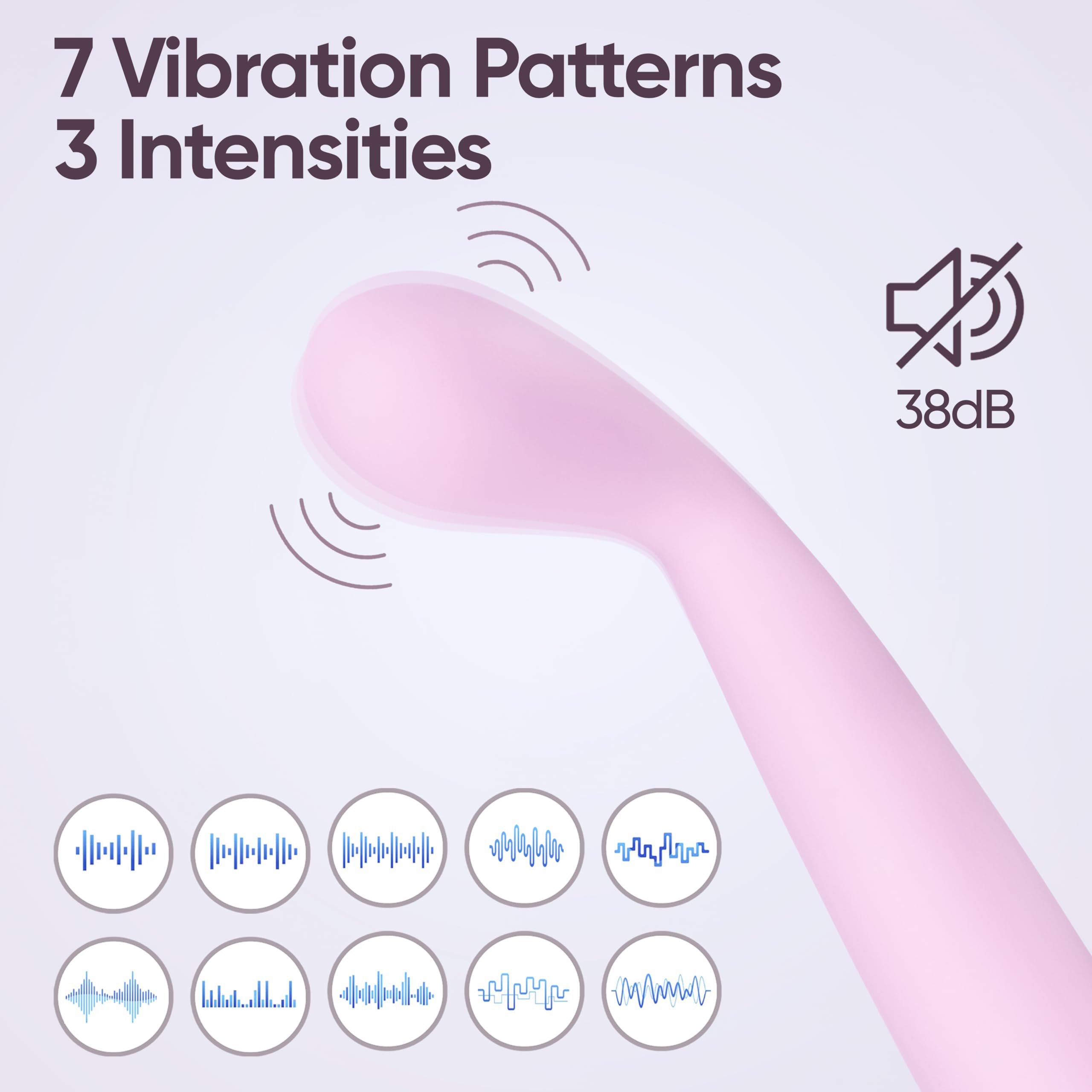 SELOVE – G-Punkt Vibrator für Frauen, schlank & flexibel mit fingerförmigem Hals