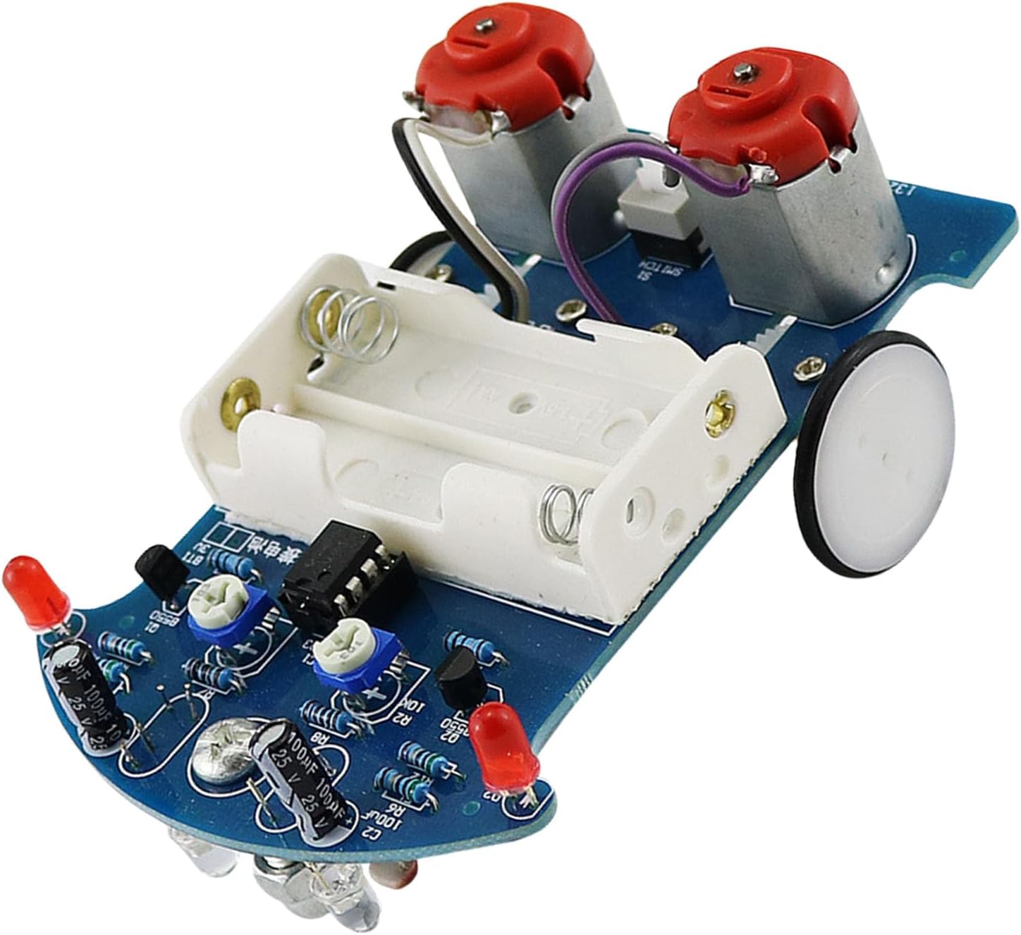 Practice Soldering Learning Electronics Set Line Following Robot for Electronics Electronic Components Tracking Vehicle