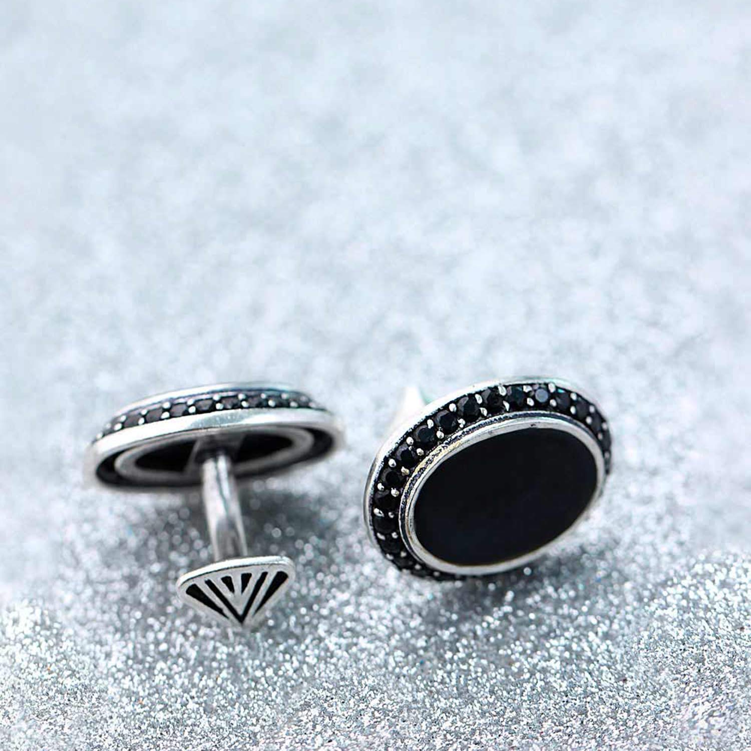 Dare Oval Milestone Cufflinks - Elegant and Stylish Men's Accessory