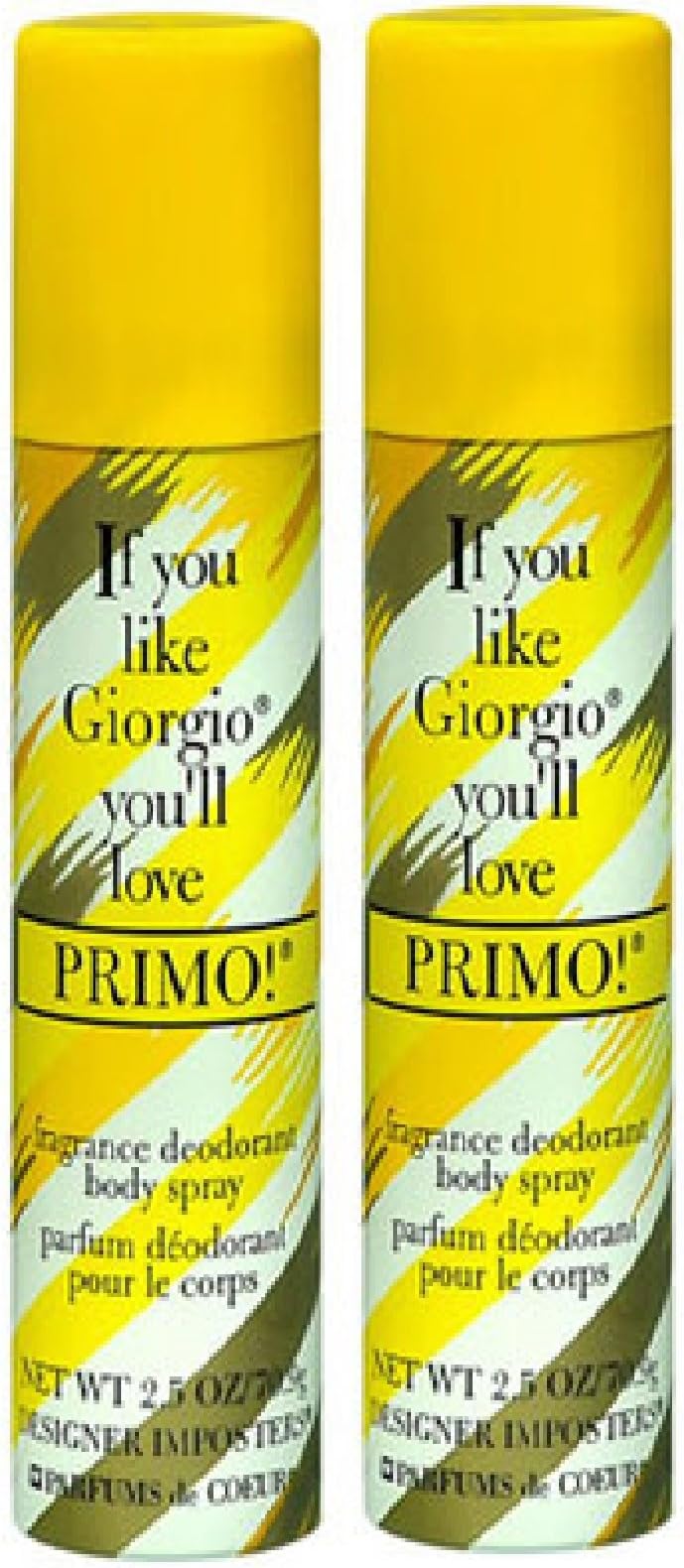 PRIMO BODY SPRAY- PACK OF 2