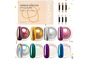 Sparkling Aurora Iridescent Metallic Dip Powder