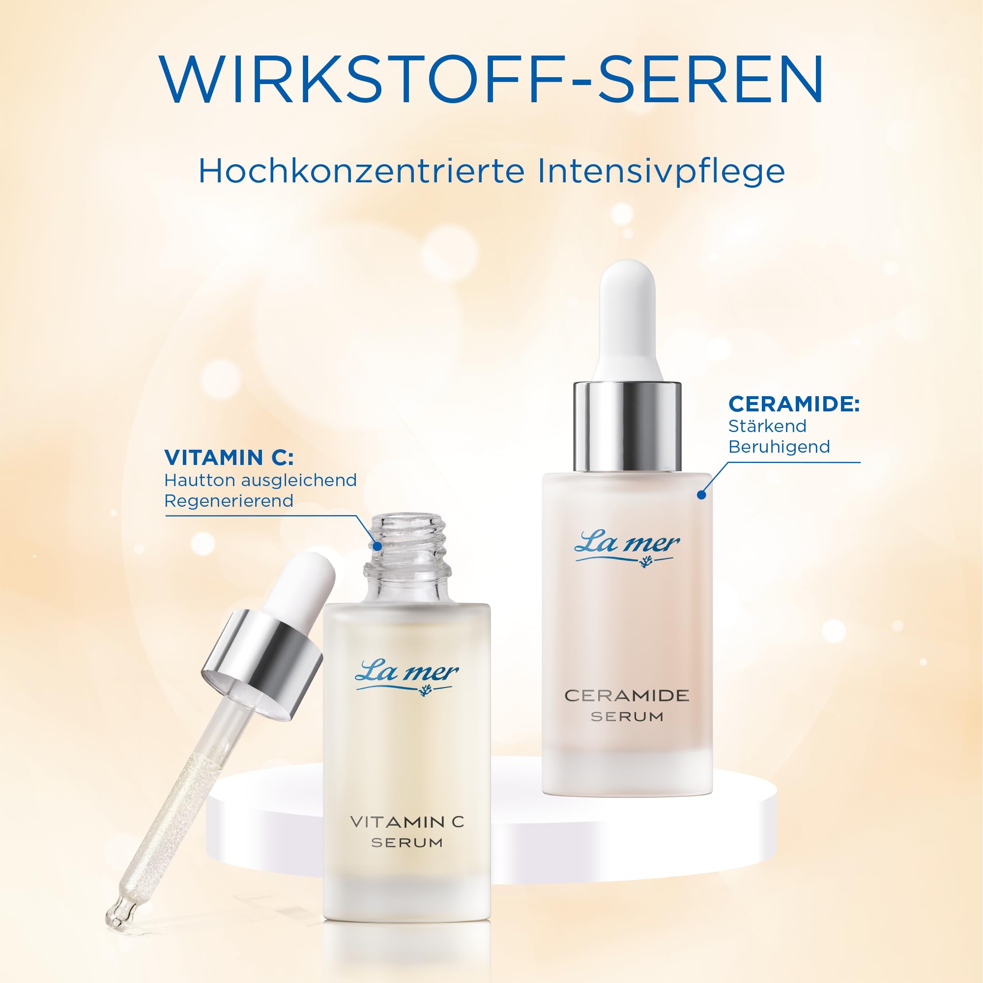 La mer Vitamin C Serum, mit Meeresschlick-Extrakt, Made in Germany, 30 ml