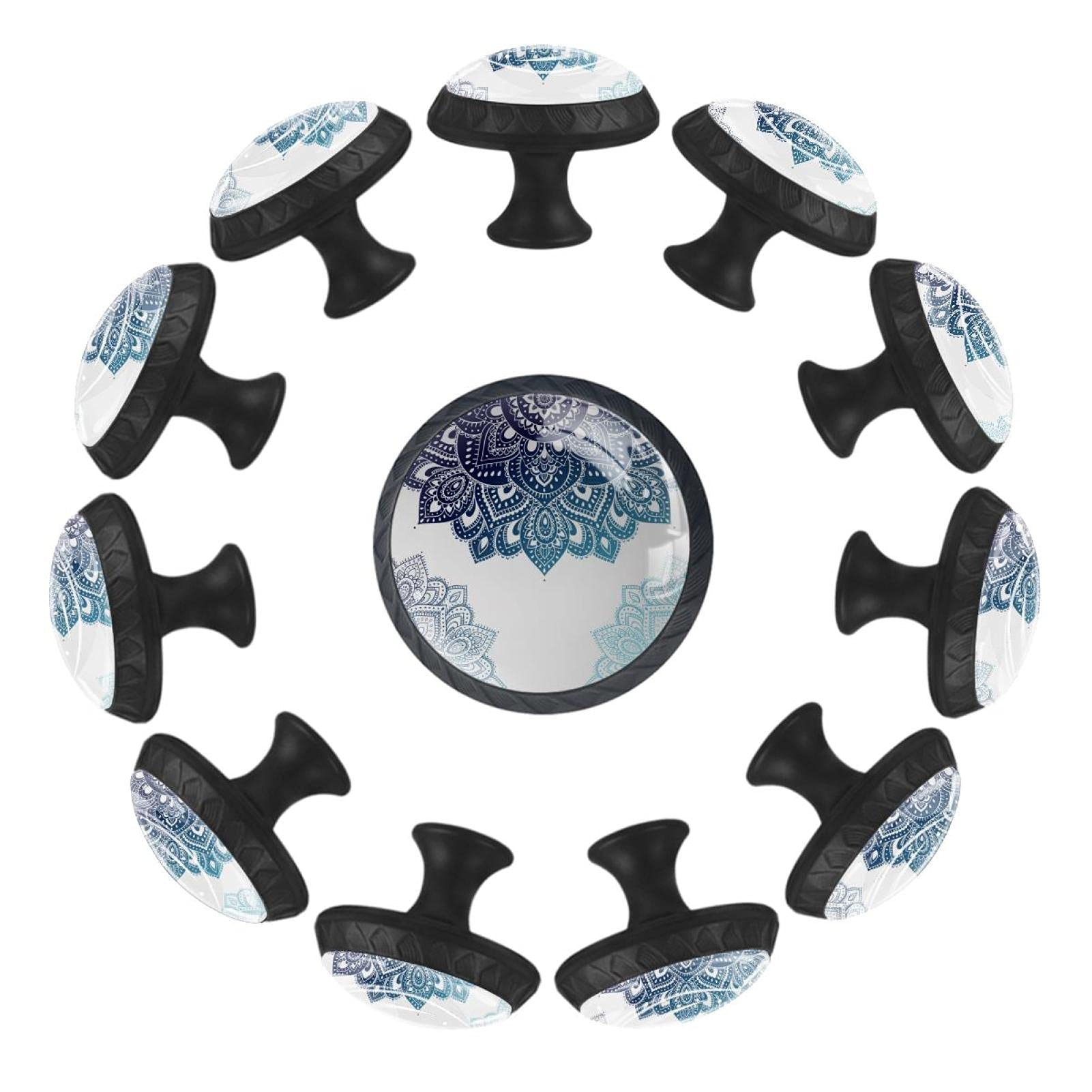 Boutons de tiroir mandala lot de 12 pour réparer et décorer