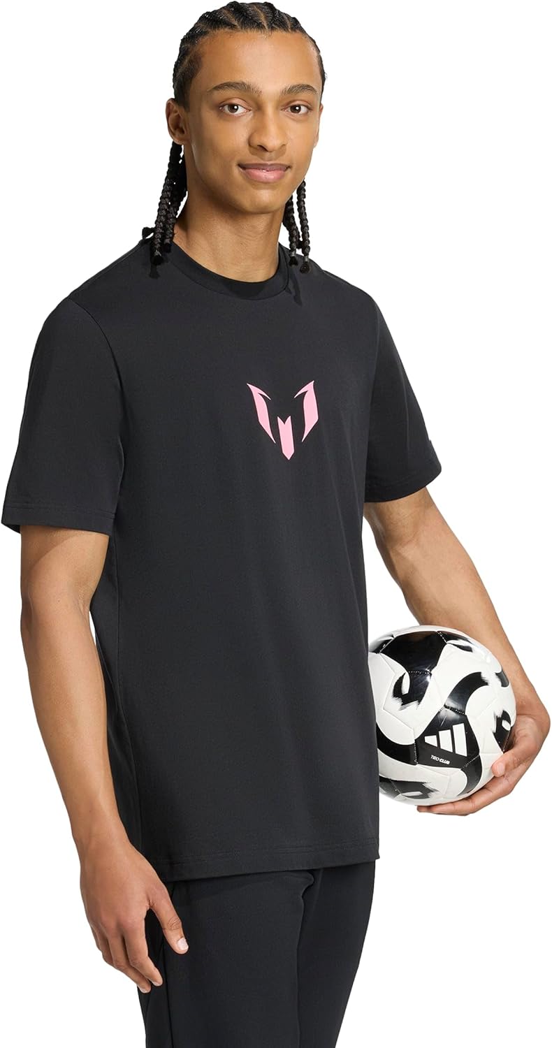 Adidas Mens Messi Graphic T-Shirt - Image 2