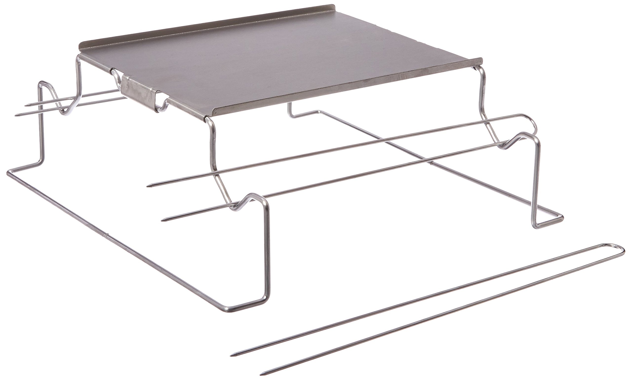 CHARCOAL COMPANION Stainless S'Mores Roasting Rack/Folding, 1 EA