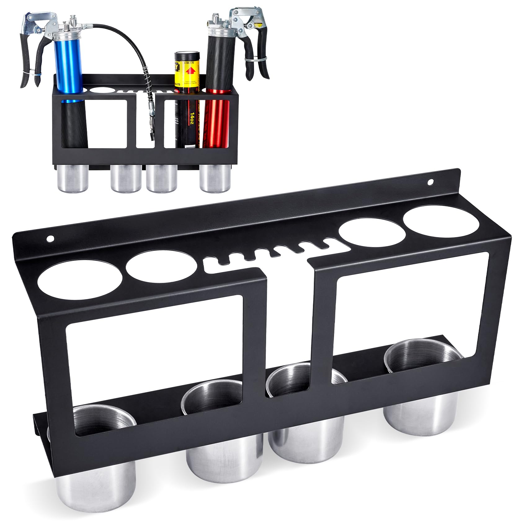 Photo 1 of B4B BANG 4 BUCK Grease Gun Holder with Steel Cups