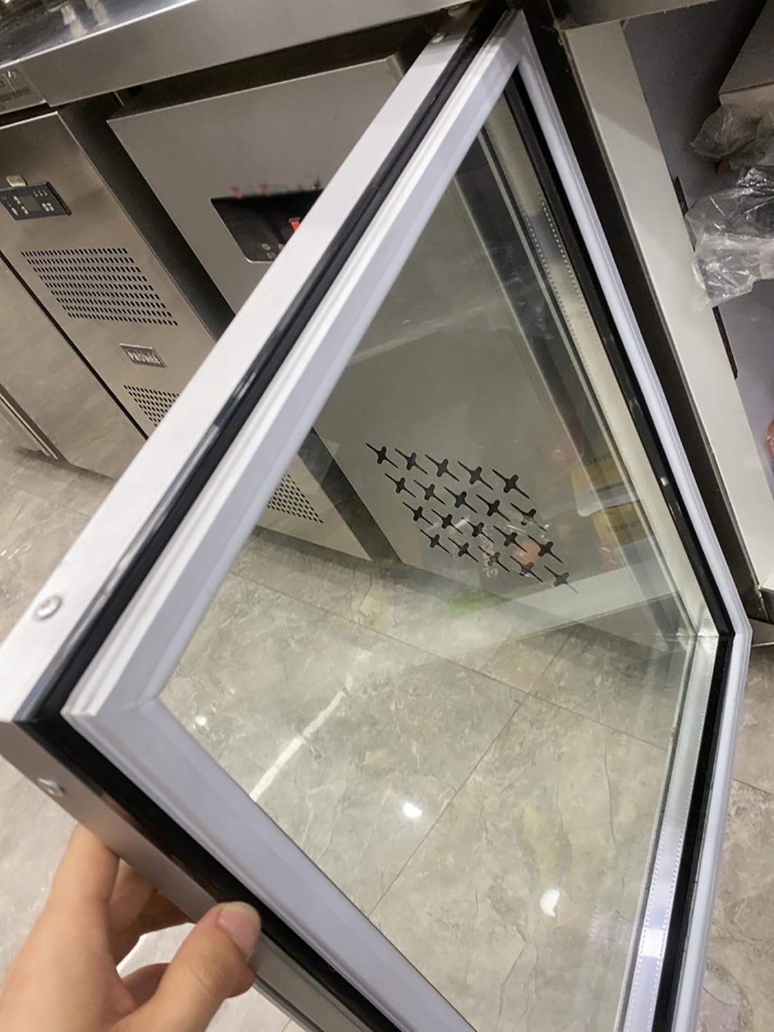 Universal Gefrierschrank Türdichtung Kühlschranktür Magnetische Gummidichtung Ersatz,Weiß