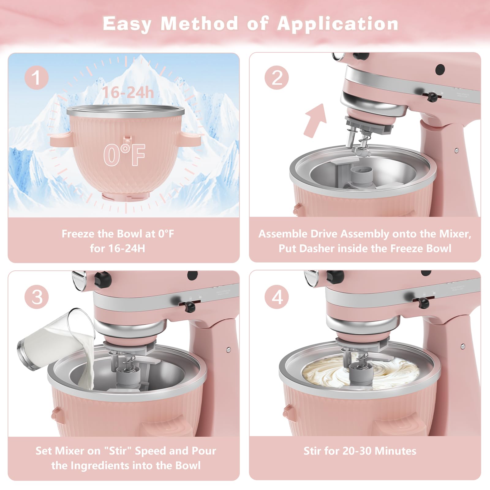 Amazon.co.jp: KitchenAidスタンドミキサー用アイスクリームメーカー