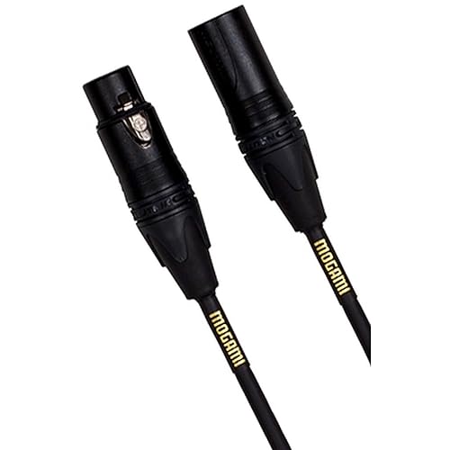 Miniatura 2 de Mogami Gold STAGE-30 XLR Cable de micrófono XLR hembra a XLR-macho, 3 pines, contactos dorados, conectores rectos, 30 pies