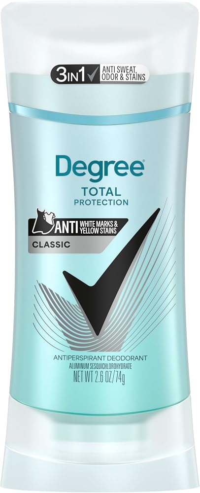 Degree UltraClear Antiperspirant Deodorant Black+White 2.6 oz | Anti White Marks and Yellow Stains for Women