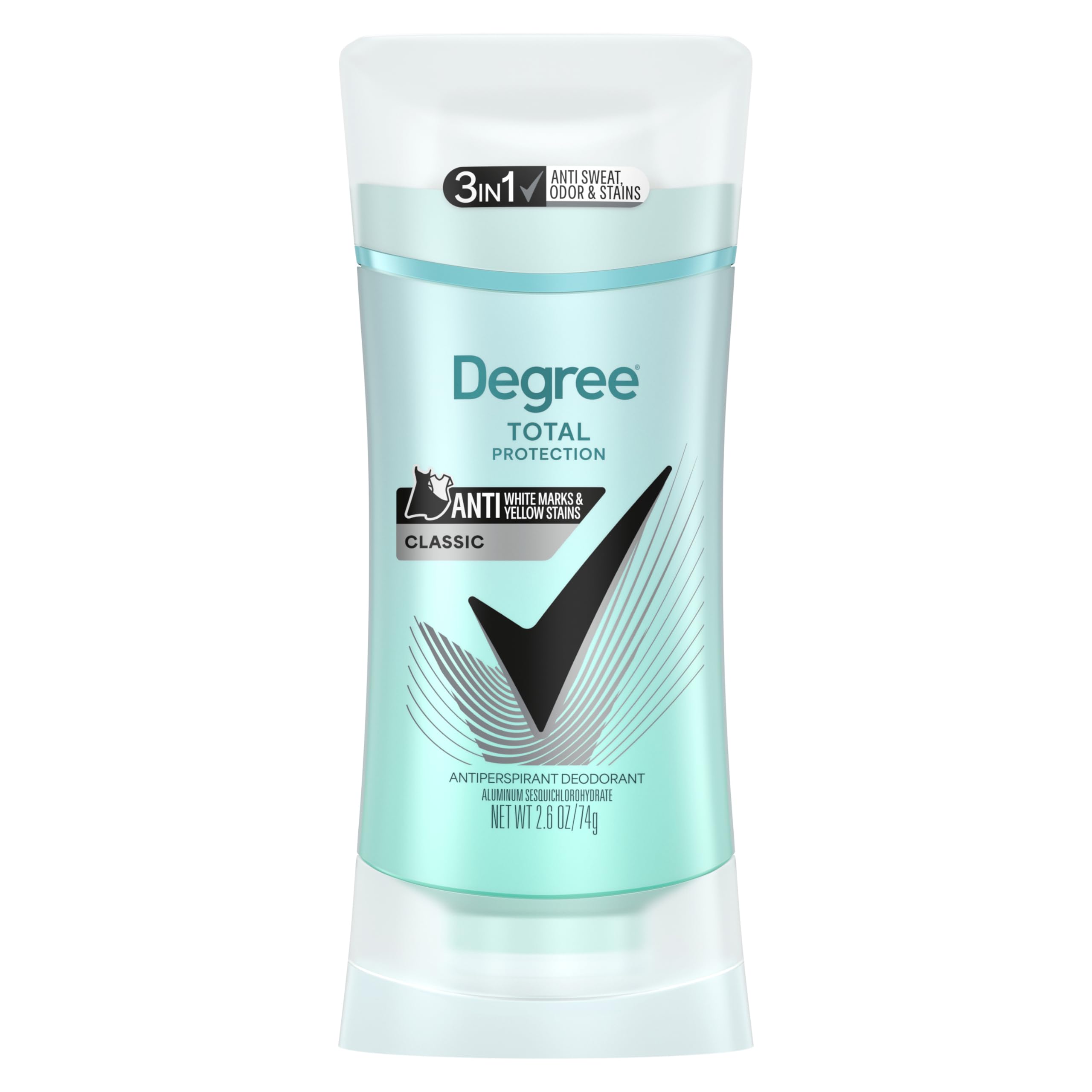 Degree Women UltraClear Antiperspirant Deodorant, Black+​White, 2.6 oz