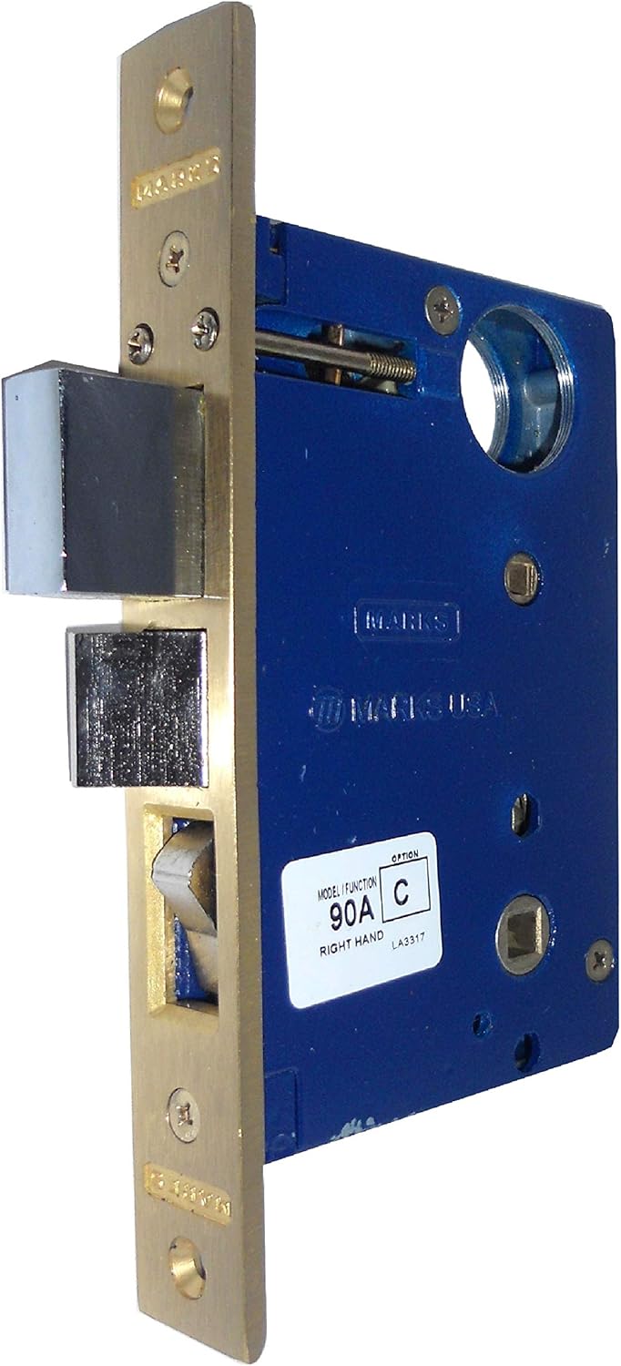 Marks Metro Right Hand Apartment Entry Mortise Lock Body with 2-1/2 Backset