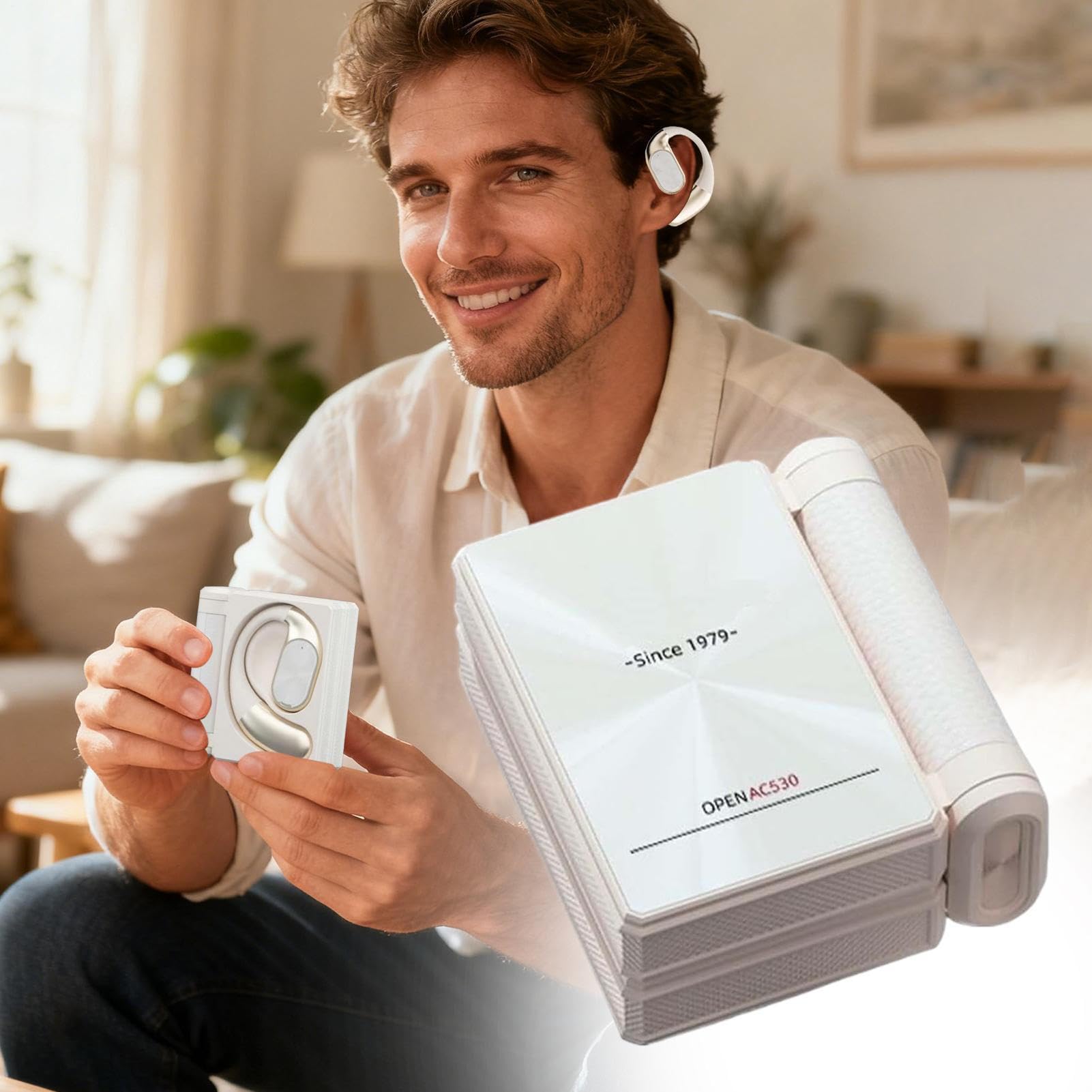 Auricolari Wireless Cuffie Impermeabili | Auricolari Impermeabili Antisudore Con Cancellazione Del Rumore Per Casa, Studio, Sport, Allenamento, Palestra, Lavoro,