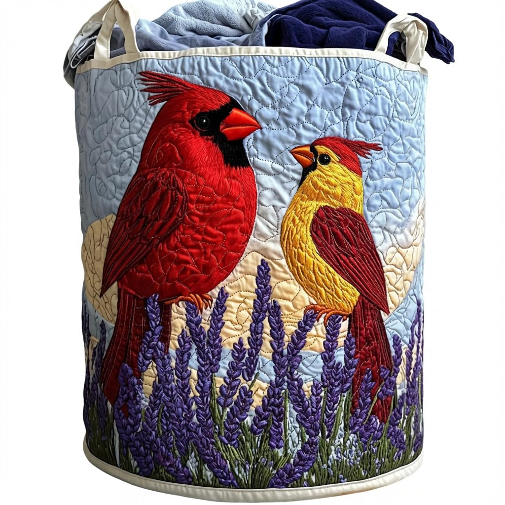 Gepolsterter Wäschekorb Mit Griffen, Großer Faltbarer Stoff-Aufbewahrungskorb Mit 3D-Prägedesign, Wasserdichtem PE-Futter, Boho-Stoffaufbewahrung (U,L-20 * 28in)