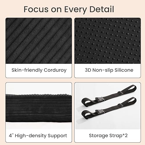 Miniatura 5 de Colchón japonés plegable, colchón de futón de 4 pulgadas, tamaño Queen, sofá cama, alfombrilla de tatami más gruesa, almohadilla para dormir,