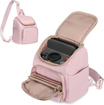 Camera Sling Bag Compatible with Polaroid Now, Flip, Now+, Go Gen2