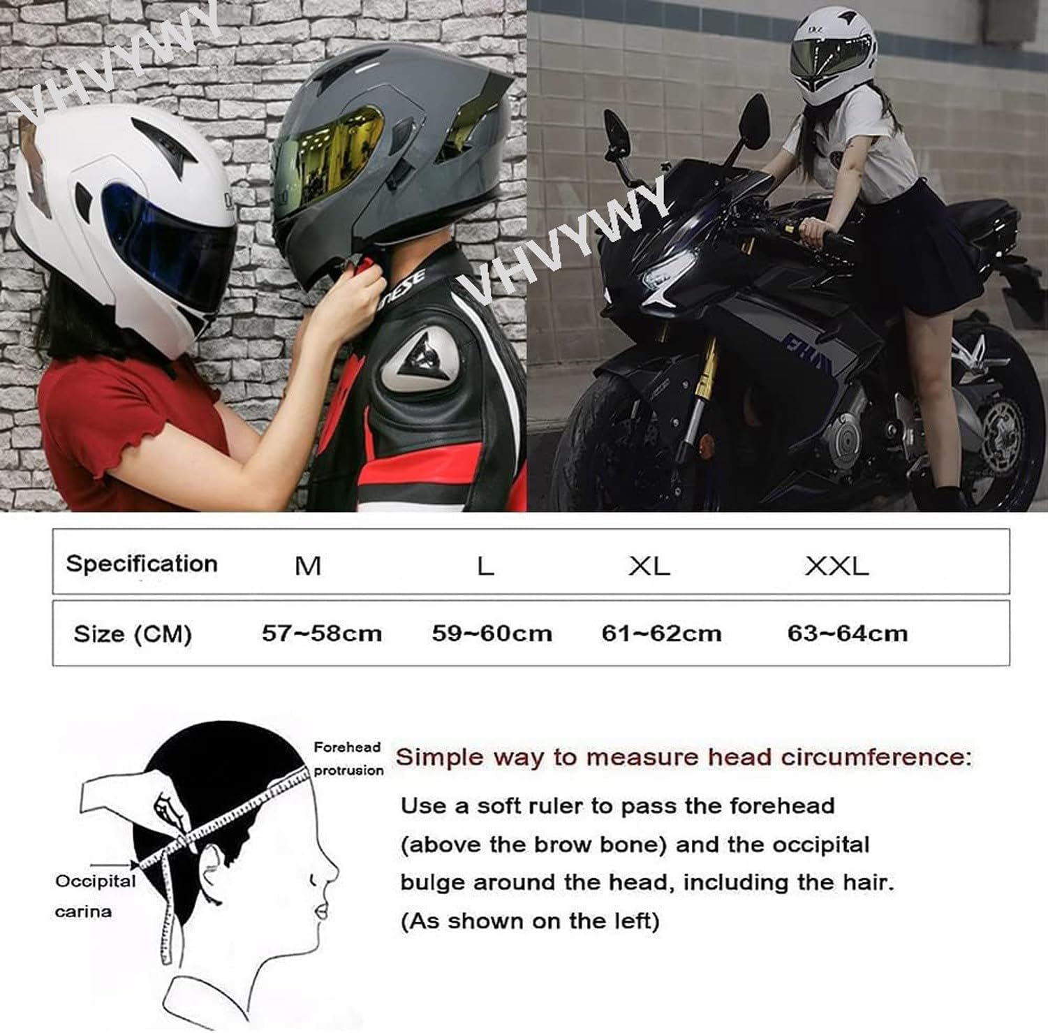 Kask motocyklowy Intercom Kask motocrossowy 5.0, z homologacją DOT/ECE z podwójnym wizjerem, wbudowanym głośnikiem, dla mężczyzn i kobiet