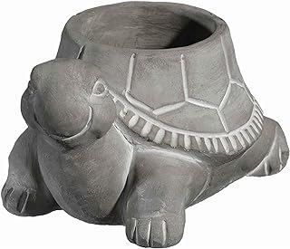 Classic Home and Garden Cement Buddies Animal Planter - Cute Desk Decora...