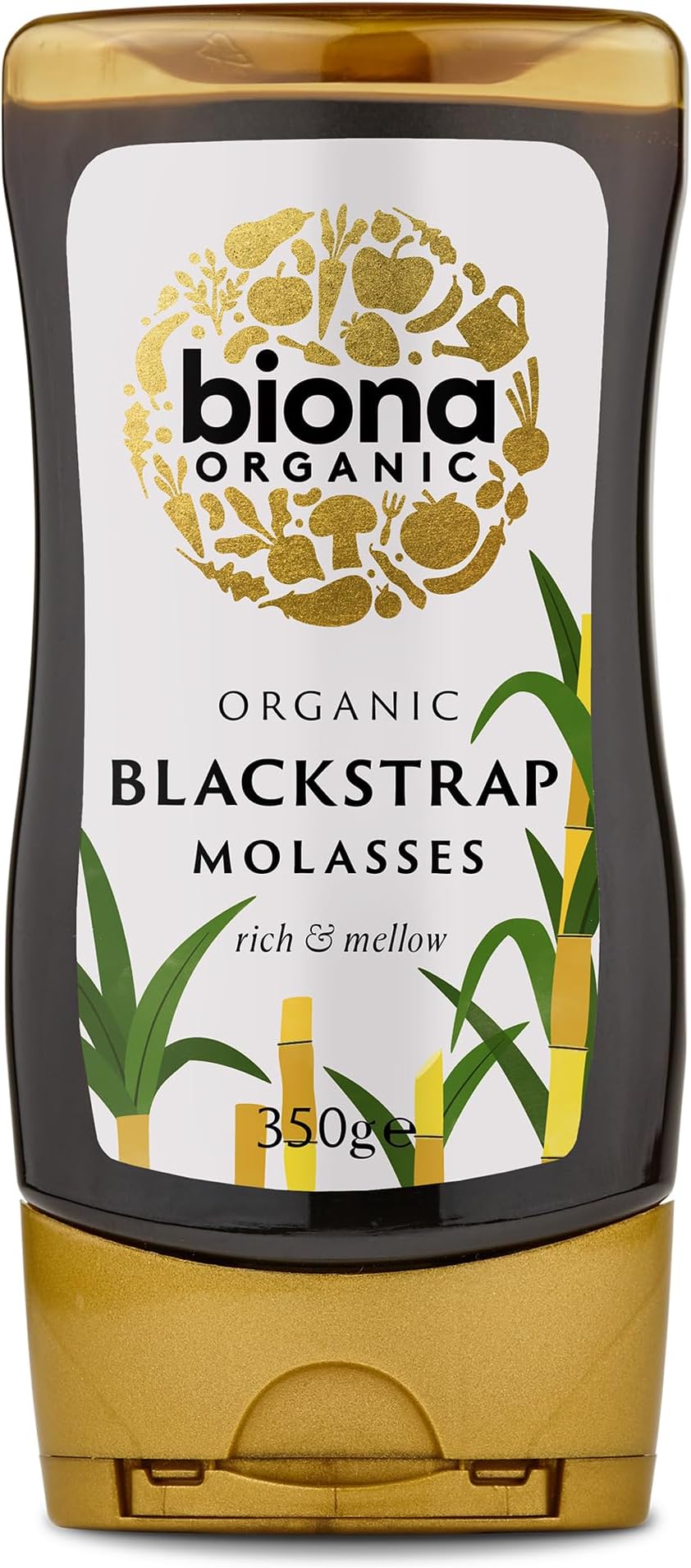 Biona Blackstrap Molasses - Squeezy Organic 350 G
