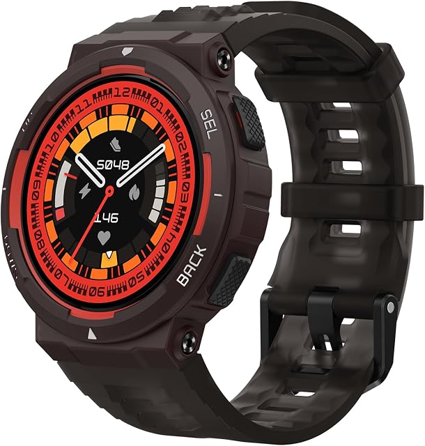 Amazfit Active Edge, Fashion Smart Watch, GPS, Artificial Intelligence Coach, for Adventure, Outdoor, Workouts & Exercise, 16 Days Battery, 10 ATM Water resistant