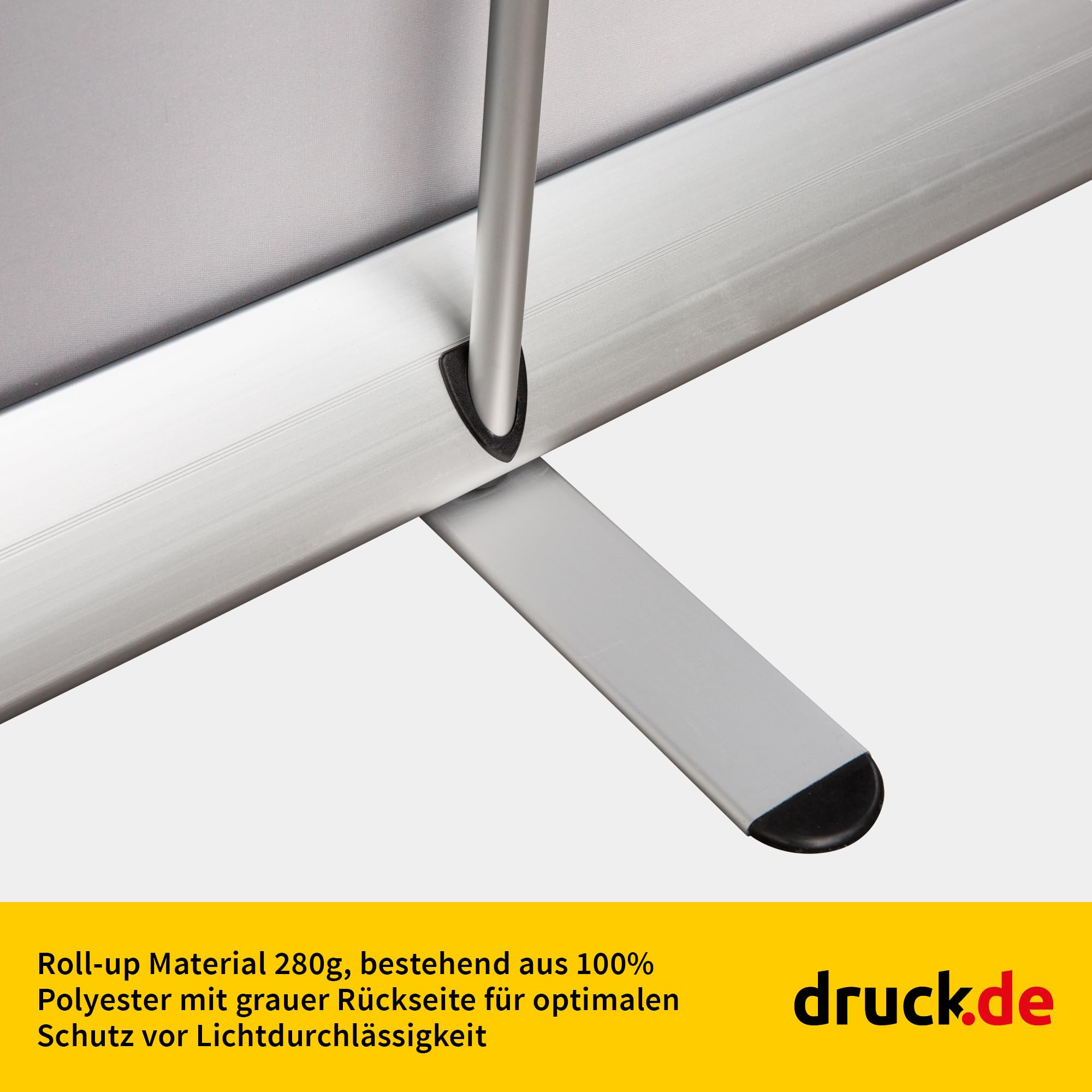 Basic Roll Up Banner bedruckt - 85x200cm - 85x200cm | Roll Up Banner bedruckt, 85x200cm, Basic, Werbedisplay, für Messe, POS und Werbung