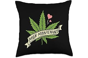 High Maintenance Weed Pillow