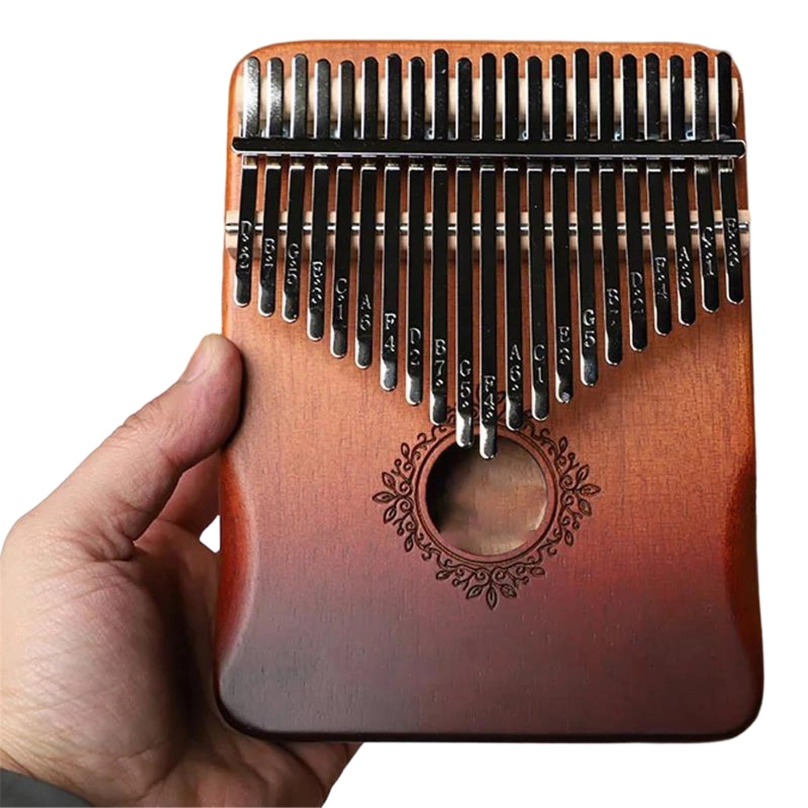 Przenośna Kalimba Dla Początkujących Mahoniowa Kalimba