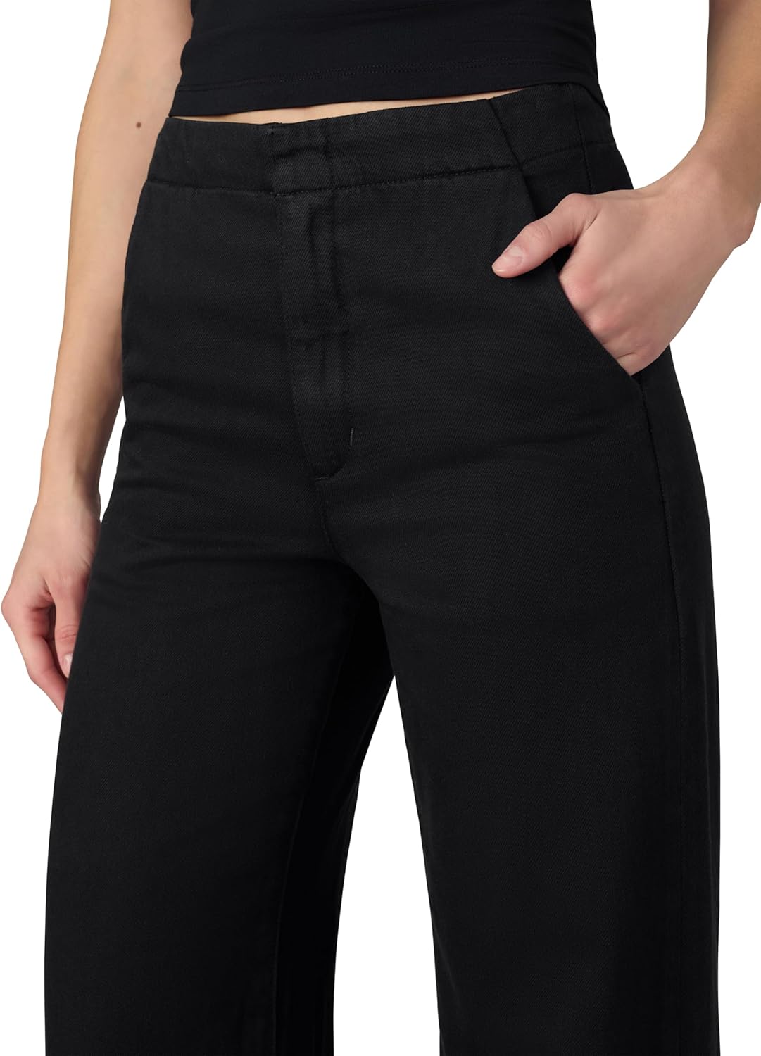 Joe's Womens The Clean Denim High Rise Wide Leg Trouser - Image 4