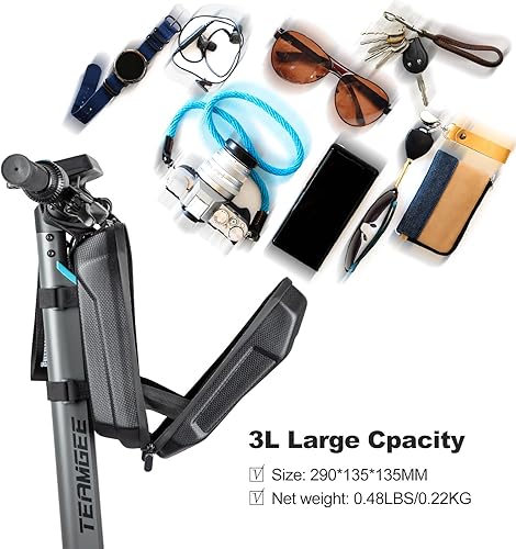 Miniatura 4 de Kugookirin Bolsa universal para scooters, bolsa delantera impermeable, bolsa de manubrio de scooter EVA, bolsa de almacenamiento para scooters