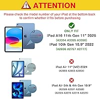 Vista 2 de ProCase Paquete de 2 protectores de pantalla para iPad A16 2025 de 11ª/10ª generación 2022 (11 pulgadas/10.9), protector de película de vidrio