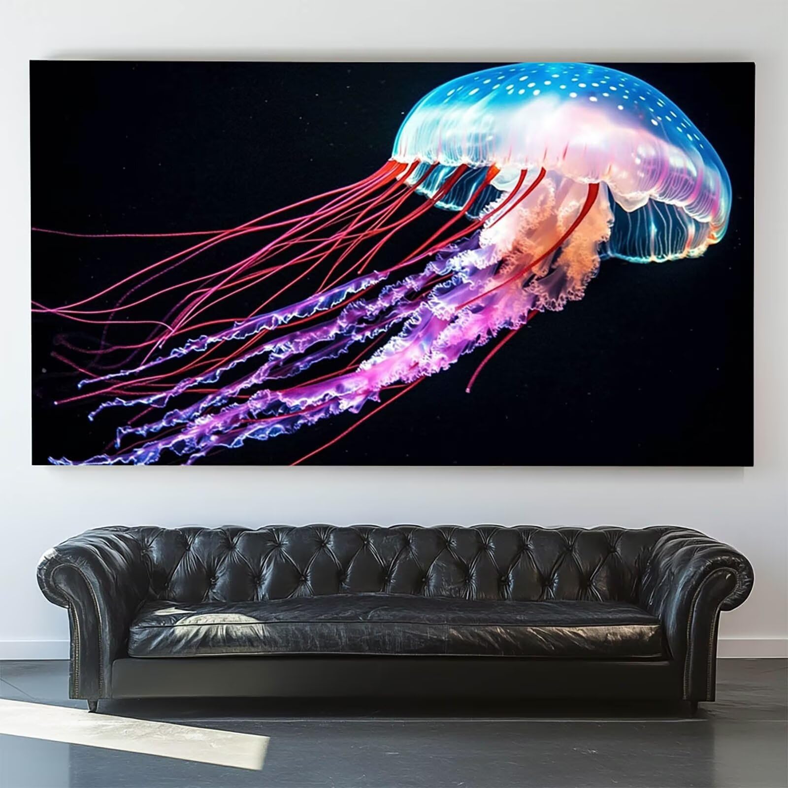 Pintar por Numeros Adultos Medusa, Pintar por Numeros Niños Kit Manualidades Adultos Halobios Cuadros para Pintar por Numeros Pintura Acrílico, Cuadros Decoracion Salon Modernos 80X160cm 7w-J-B