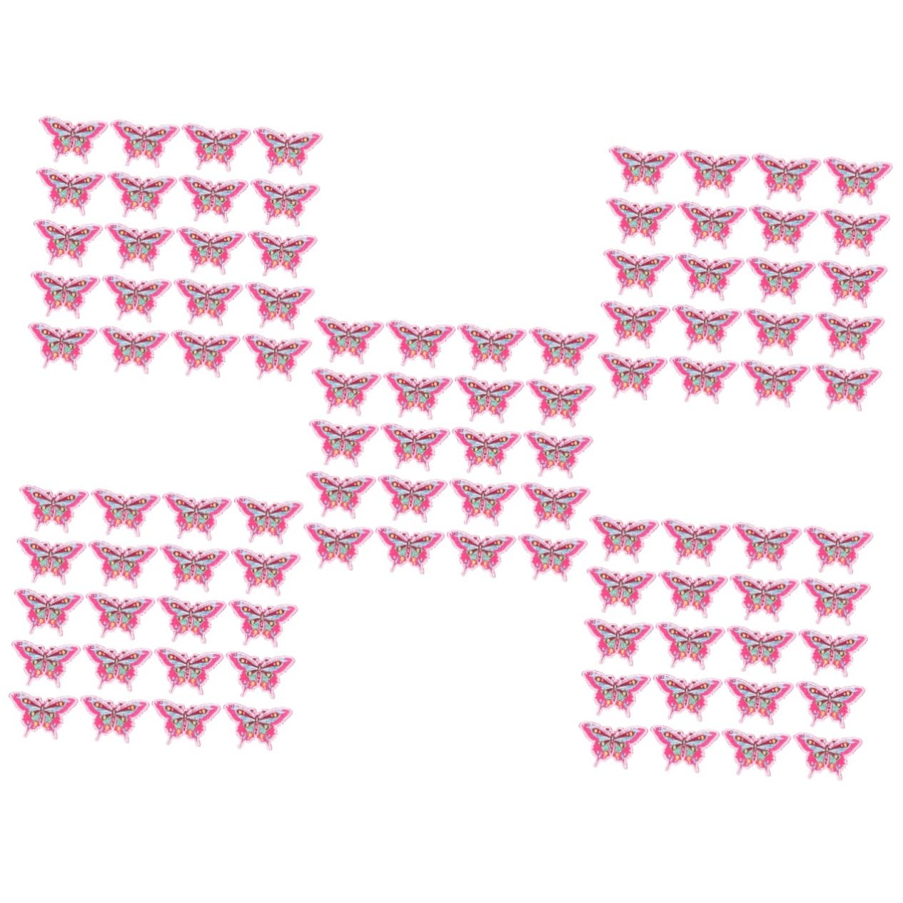 ARTIBETTER 5 Set Patches Forma Per Abbigliamento Applicazioni Decorative Per Riparazione Per Vestiti Borse Scarpe E 20 Pezzi*5