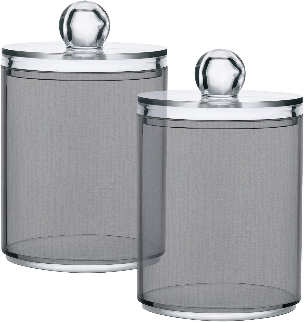 Amazon.com: WELLDAY Apothecary Jars Bathroom Storage Organizer with Lid ...