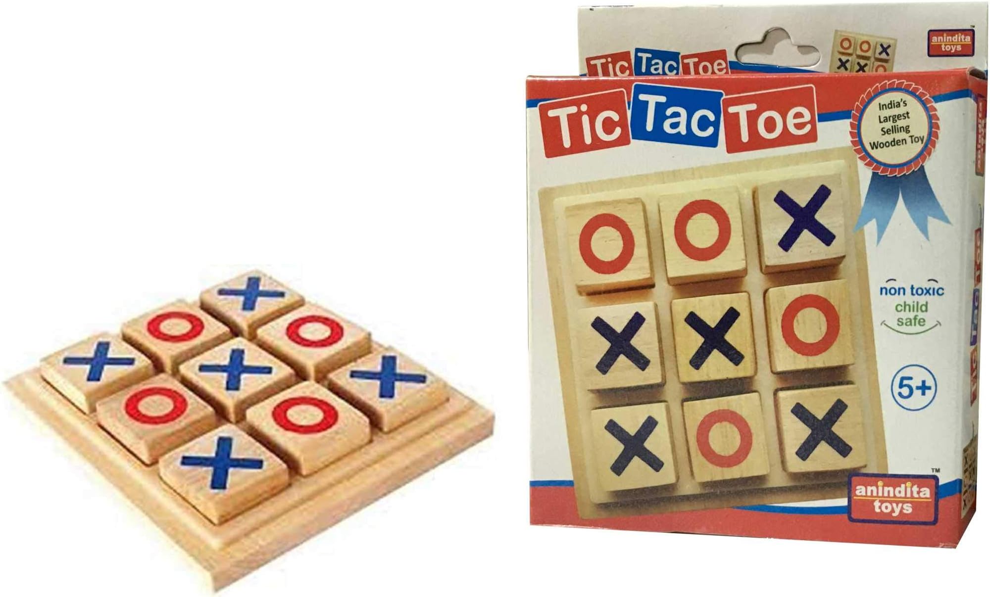 Anindita Toys Tic Tac Toe - Pack of 3