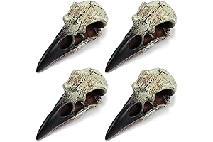 Geetery Faux Raven Skull Wall Statue: Uncover Eerie Beauty