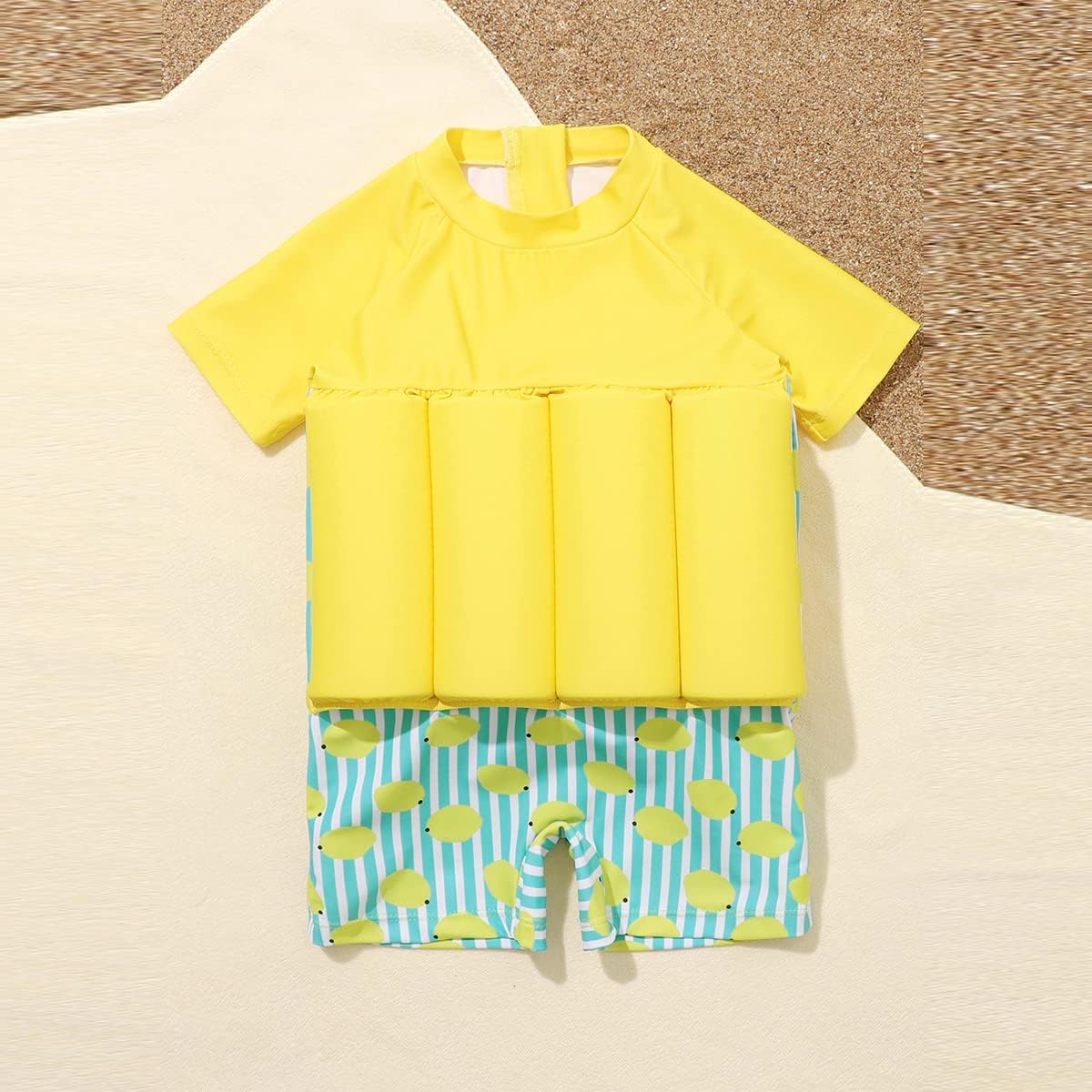 Toddler One-Piece Swimsuit Beach Sport Summer Swimwear Hawaiian Floral Bathing Suit for Girls Boys - Image 3