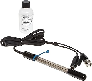 Thermo Scientific Orion Epoxy Body Triode 3-in-1 pH/Automatic Temperature Compensation Probe, with Mini DIN Connector, 0 to 14 pH