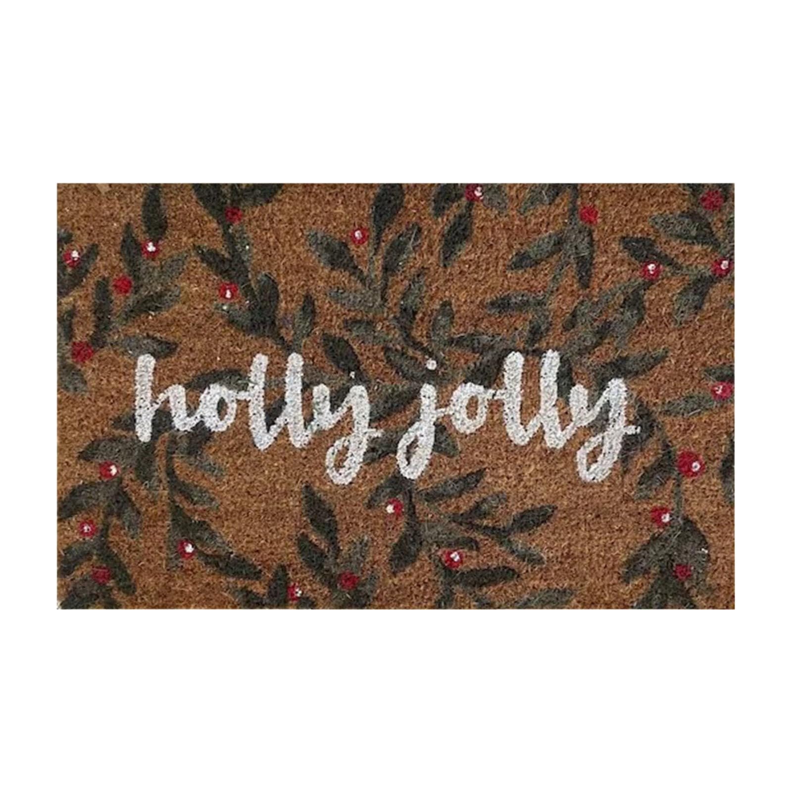 Novelty Festive Merry Christmas Doormat Welcome Door Mat Rugs Printed Merry Christmas Doormat Santa Carpet Door Mat for Indoor Outdoor Garden Rug (40 * 60cm)