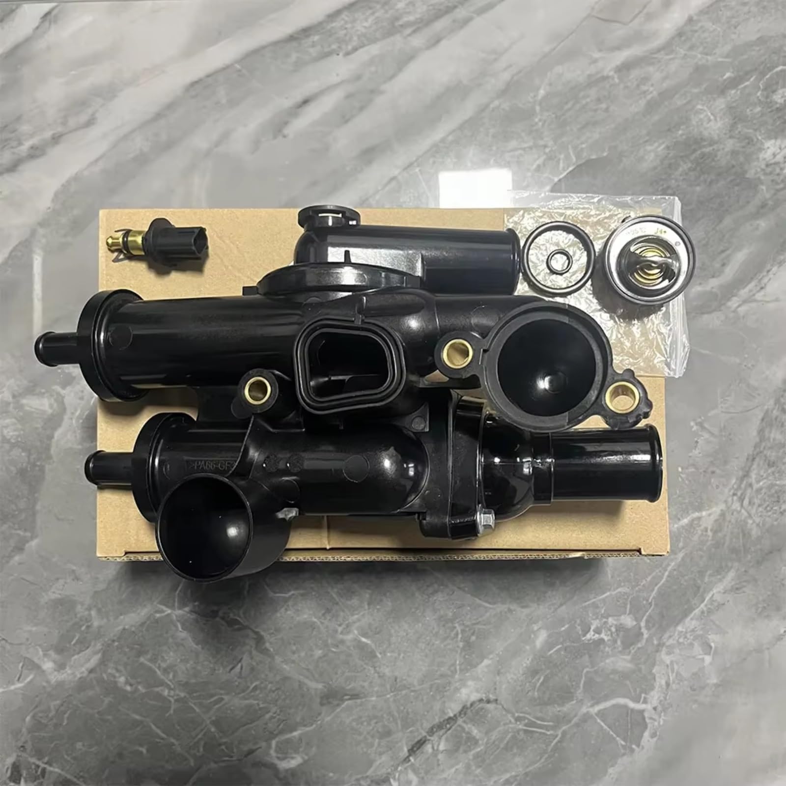 Custodia Termostato Liquido Raffreddamento 902-319 Compatibile Con Jeep Per Compass Per Patriot 2009 2010 2011 2012 2013 2014 2015 2016 2017 68003582AB Refrigerante Termostato auto