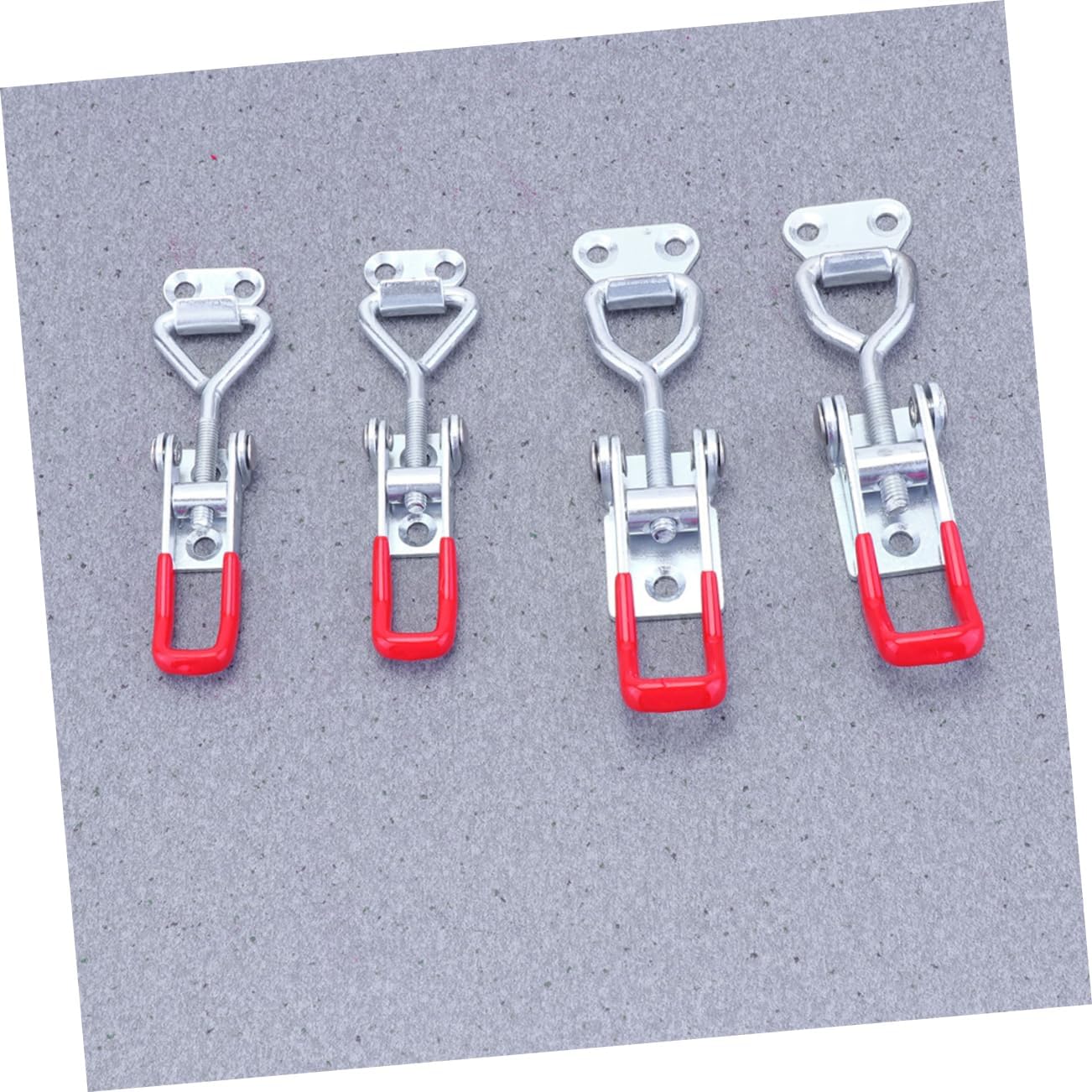 6pcs Heavy Duty Hinge Clamp Latch Load Capacity Quick Release Toggle Clamp for Crate Barn Door Iron Gate