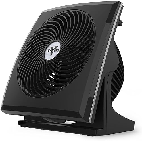 Vornado 573T Whole Room Air Ciruclator Fan with Pivoting Head, Black