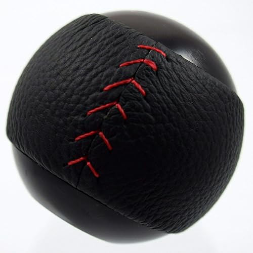 Miniatura 4 de MUGEN - Pomo de palanca de cambios de cuero negro de 5 velocidades para Honda CRZ CIVIC ACCORD S2000 FA5 FD2 FG2 SI