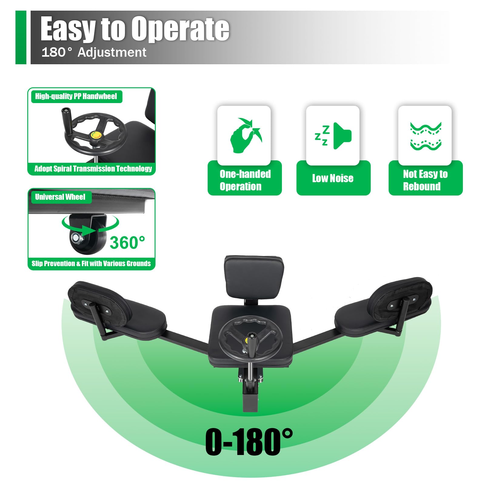 Heavy Duty Leg Stretcher - 220LBS Capacity Splits Machine for Flexibility Training, Ideal for Home Gym and Fitness Use