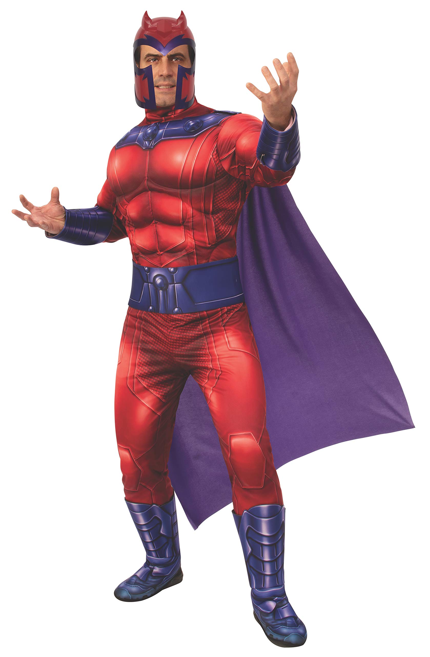 Panoplie Magneto adulte Rubie's costume de luxe avec casque Marvel Universe